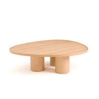 Стол Журнальный из дуба Brasero единый размер каштановый AM.PM  фото, kupilegko.ru